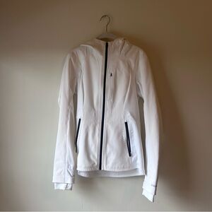 Lululemon White Cross Chill Jacket Sz 8